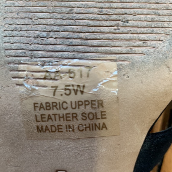 David Tate Rosette Evening Shoes - EUC 7 Black - Picture 6 of 10